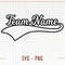Custom Softball Team Name Svg, Png, Personalized Softball Team Name Svg, Custom Baseball Team Name Svg, Baseball Team Svg, Softball Team Svg - 1.jpg