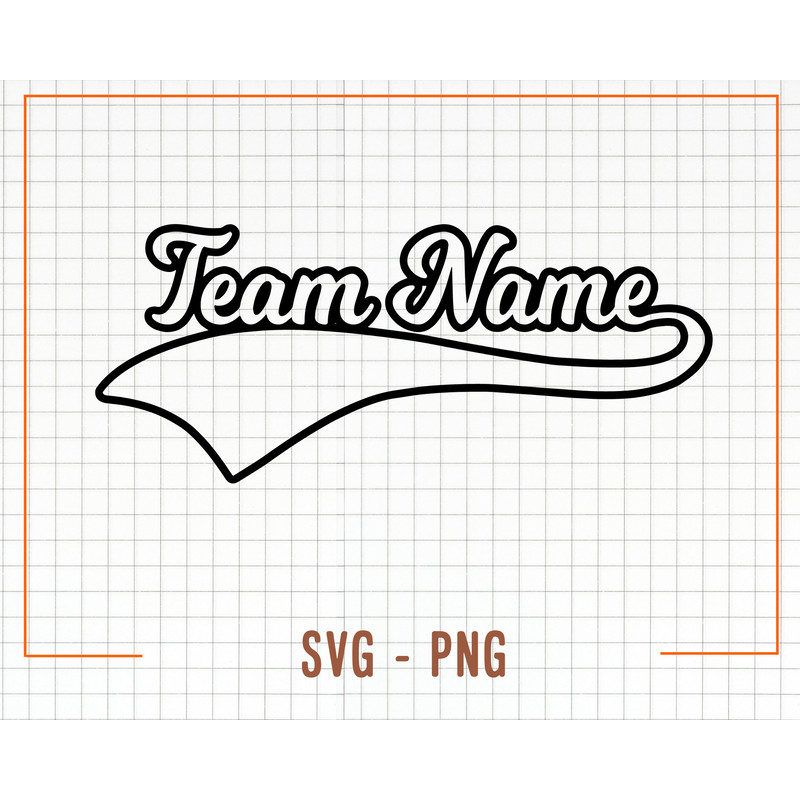 Custom Softball Team Name Svg, Png, Personalized Softball Team Name Svg, Custom Baseball Team Name Svg, Baseball Team Svg, Softball Team Svg - 1.jpg