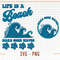 Life is a Beach Make Some Waves SVG & PNG, Retro Summer Sublimation, Aesthetic Summer, Trendy Summer Png, Summer Waves PNG, Beach Svg - 2.jpg