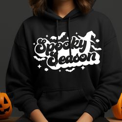 spooky season svg, spooky season png, halloween svg, halloween png, retro trendy halloween svg for s