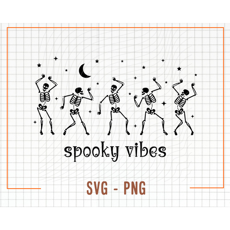 Spooky Vibes svg, Dancing Skeleton svg, Skeleton svg, Spooky Season svg, Spooky mama svg, Mom svg, Cricut Cut Files, Halloween Shirt svg - 1.jpg