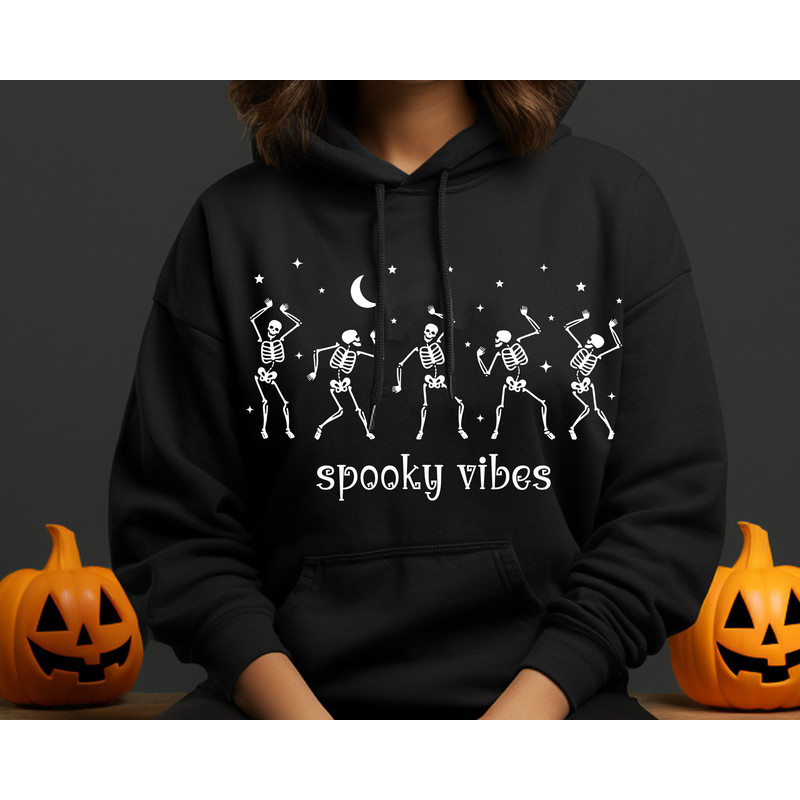 Spooky Vibes svg, Dancing Skeleton svg, Skeleton svg, Spooky Season svg, Spooky mama svg, Mom svg, Cricut Cut Files, Halloween Shirt svg - 2.jpg