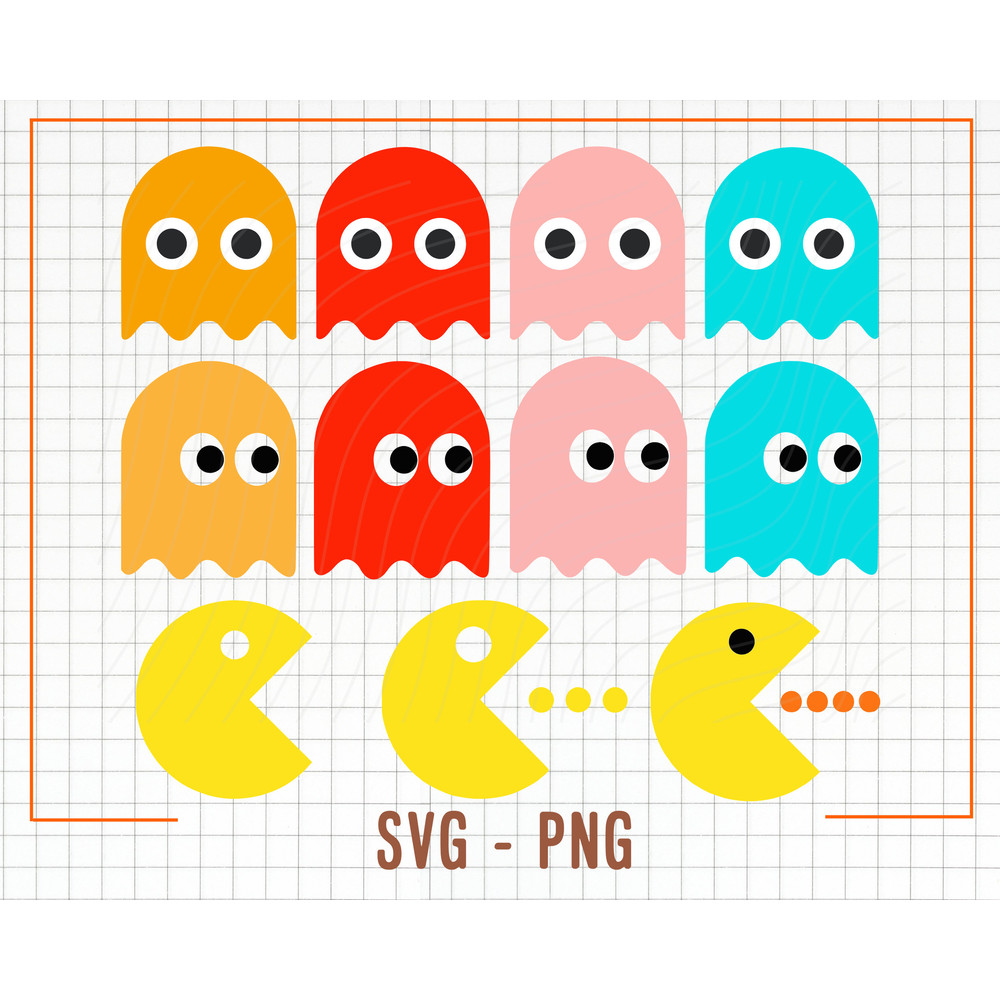 Video Game SVG PNG, Video Game Svg Cut Files, Gamer Svg, Video Game Clipart, Ghost Svg, Game Over Svg, - 1.jpg