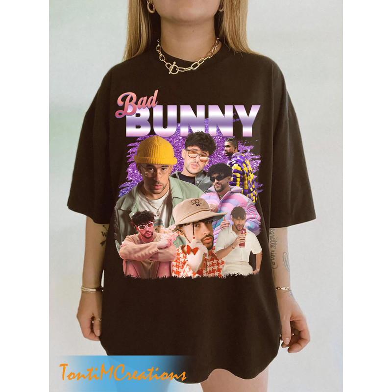 BAD BUNNY Shirt, Bad Bunny Benito Antonio Shirt, Bad Bunny Tribute Rap Shirt, Rap Hip-hop T-shirt - 1.jpg
