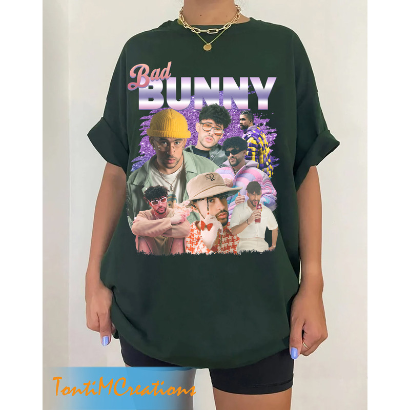 BAD BUNNY Shirt, Bad Bunny Benito Antonio Shirt, Bad Bunny Tribute Rap Shirt, Rap Hip-hop T-shirt - 2.jpg