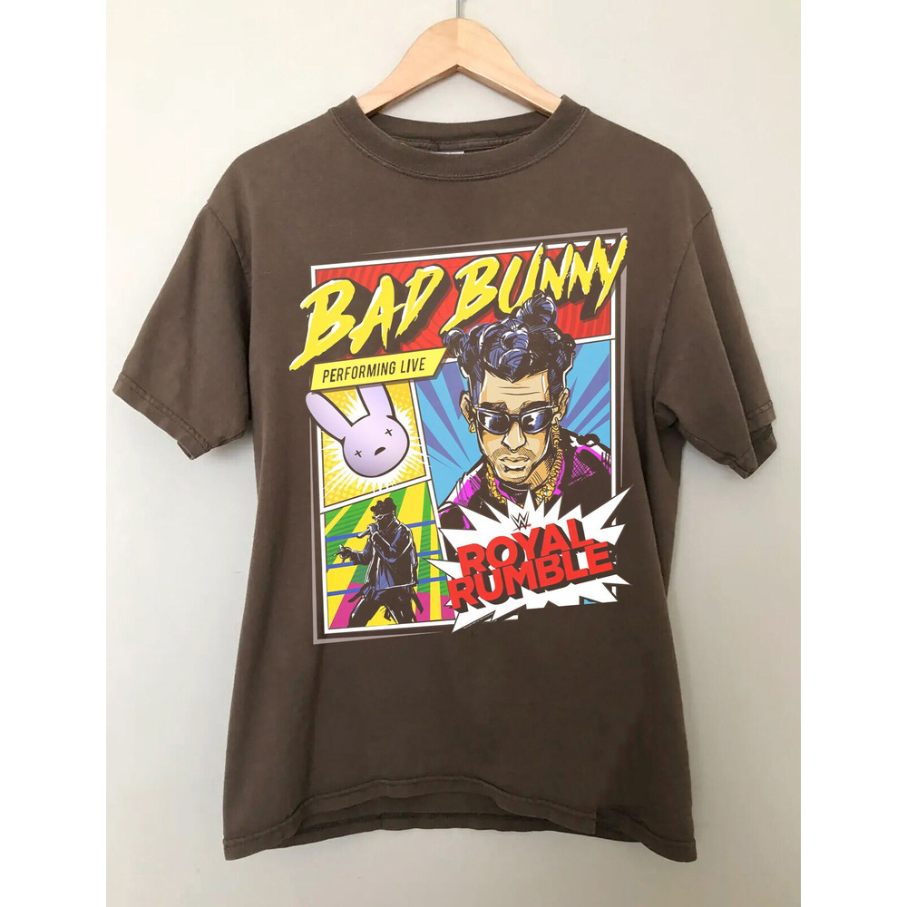 BAD BUNNY Shirt, Bad Bunny Fan Shirt, RAP Hip-hop T-shirt - 2.jpg