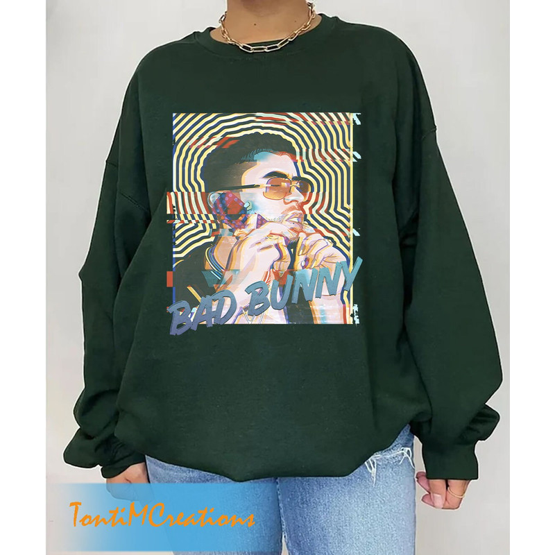 Bad Bunny Shirt, Bad Bunny Retro Shirt, Bad Bunny YHLQMDLG, Bad Bunny Bootleg Rap Shirt, Bad Bunny Sweatshirt - 4.jpg