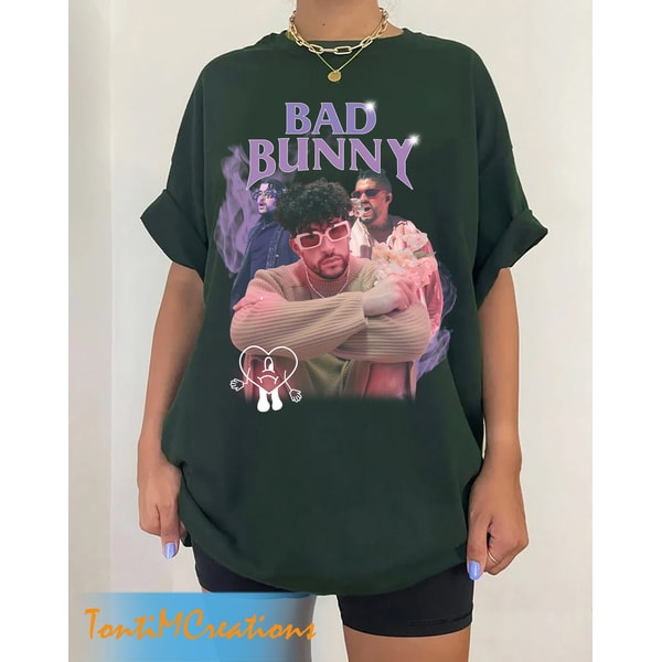 Bad Bunny, Bad Bunny Retro Shirt, Bad Bunny Bootleg Rap Shirt, Bad Bunny Tour Shirt, Un Verano Sin Ti Merch, Bad Bunny Concert Shirt - 2.jpg