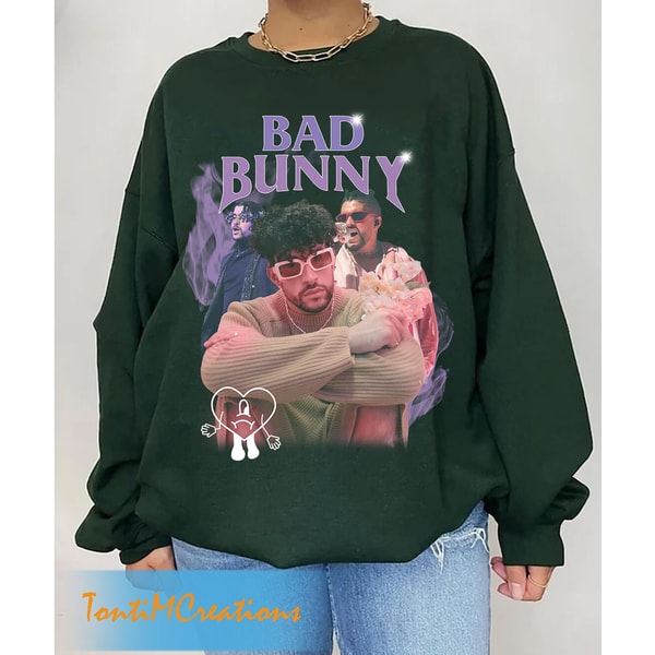 Bad Bunny, Bad Bunny Retro Shirt, Bad Bunny Bootleg Rap Shirt, Bad Bunny Tour Shirt, Un Verano Sin Ti Merch, Bad Bunny Concert Shirt - 3.jpg