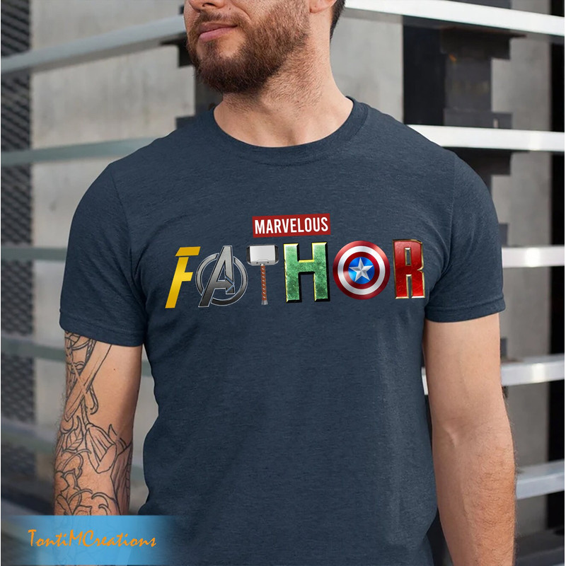 Fathor Shirt, Marvelous Fathor Shirt, Marvelous Dad Shirt, Best Dad Gift, New Dad Shirt, Daddy Shirt, Father's Day Shirt, Gift For Dad - 2.jpg
