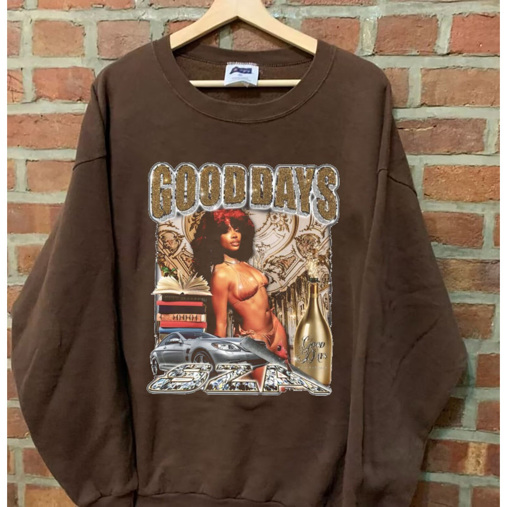 Good Days Sza Vintage Shirt, Sza New Bootleg 90s Black Shirt, Sza Photoshoot Shirt, Music RnB Singer Rapper Shirt, Vintage Style Shirt - 4.jpg