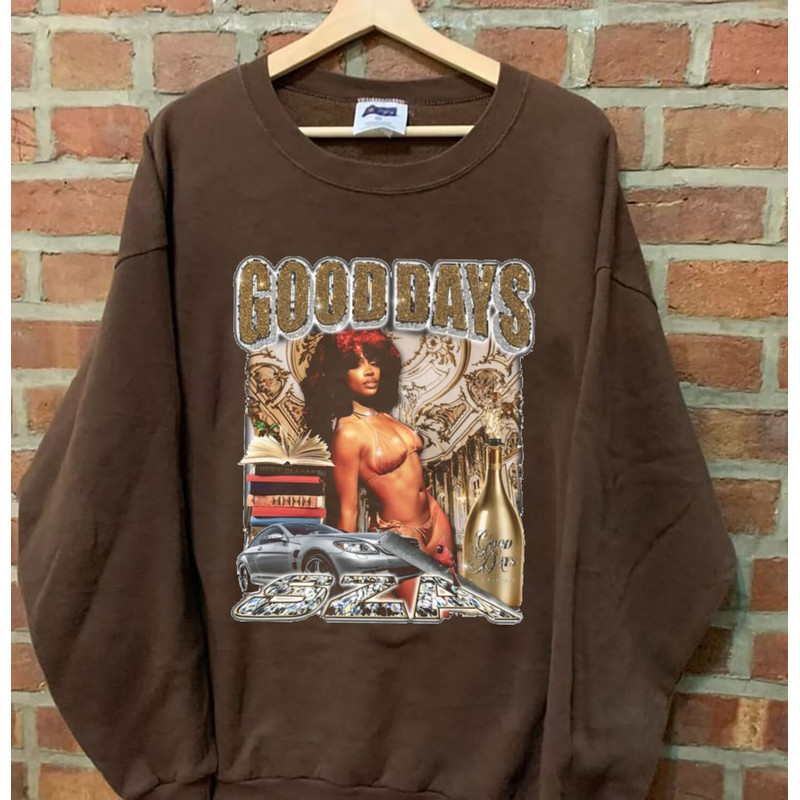 Good Days Sza Vintage Shirt, Sza New Bootleg 90s Black Shirt, Sza Photoshoot Shirt, Music RnB Singer Rapper Shirt, Vintage Style Shirt - 4.jpg