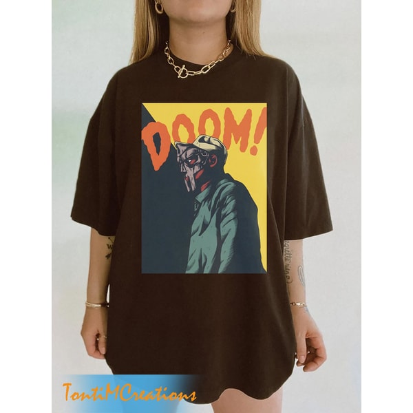 Hip Hop Vintage Mf Doom Shirt, Mf Doom Comic Art Shirt, Vintage Rap Shirt, Oversized Shirt, Mf Doom Fans Gift - 2.jpg