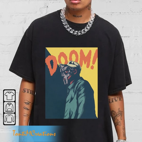 Hip Hop Vintage Mf Doom Shirt, Mf Doom Comic Art Shirt, Vintage Rap Shirt, Oversized Shirt, Mf Doom Fans Gift - 3.jpg