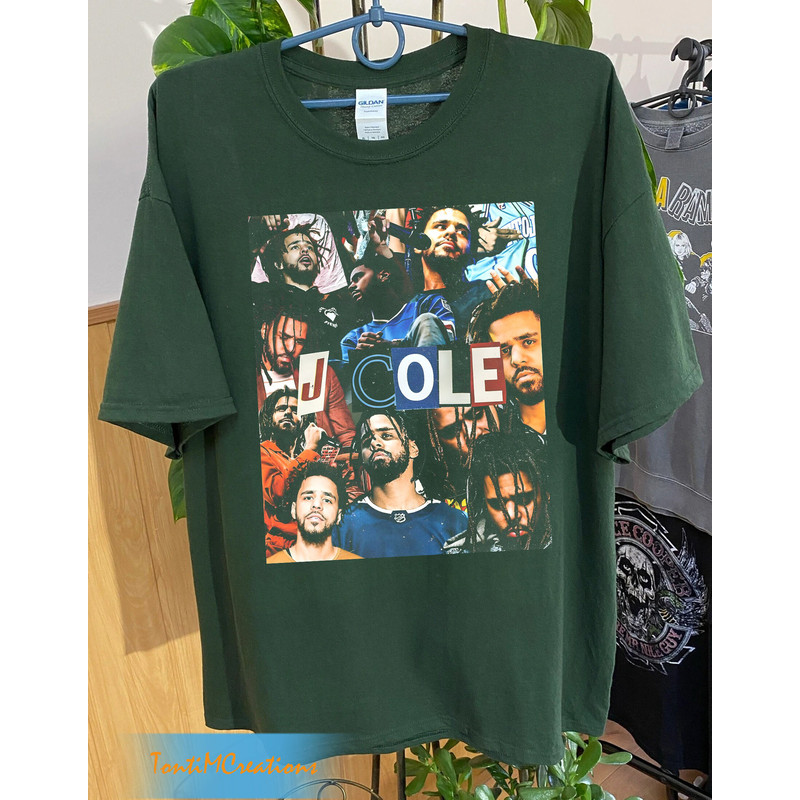 J Cole Shirt, Rapper Shirt, Bootleg Raptees 90s Shirt, JCole Merch T-Shirt - 2.jpg