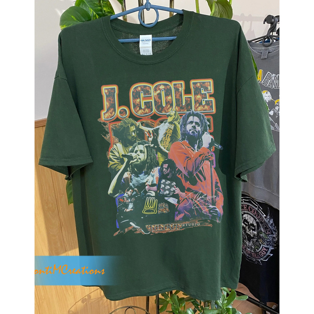 J Cole Shirt, Rapper Shirt, Bootleg Raptees 90s Shirt, Vintage J Cole Graphic Tee, JCole Merch T-Shirt - 2.jpg
