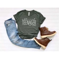 thirteen official teenager shirt, 13th birthday shirt, 13th birthday gift, thirteenth birthday shirt, hello thirteen, 13
