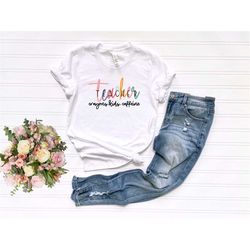 teacher life tshirt, student gift, teacher shirt, back to school teacher gift ideas, first day of school gift for teach,