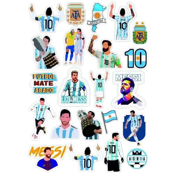23 Sticker Lionel Messi | Stickers Soccer World Cup | Set St | Inspire ...
