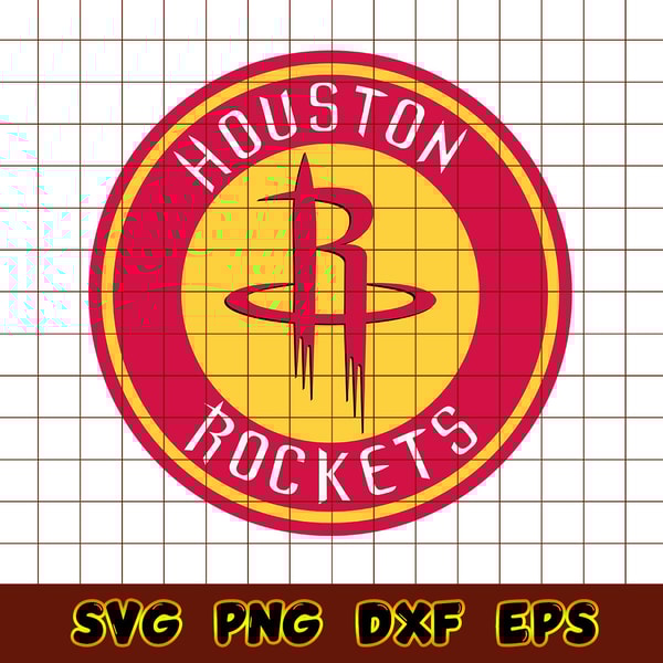 Houston Rockets NBA Logo Svg, NBA, NBA Logo, NBA Teams, NBA - Inspire ...
