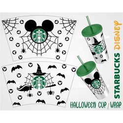 24oz Coffee Cold Cup Wrap, Halloween Cold Cup Svg, Venti Cup Wrap Svg, Xmas Coffee Svg,Halloween Svg,Venti Cold Cup Svg,