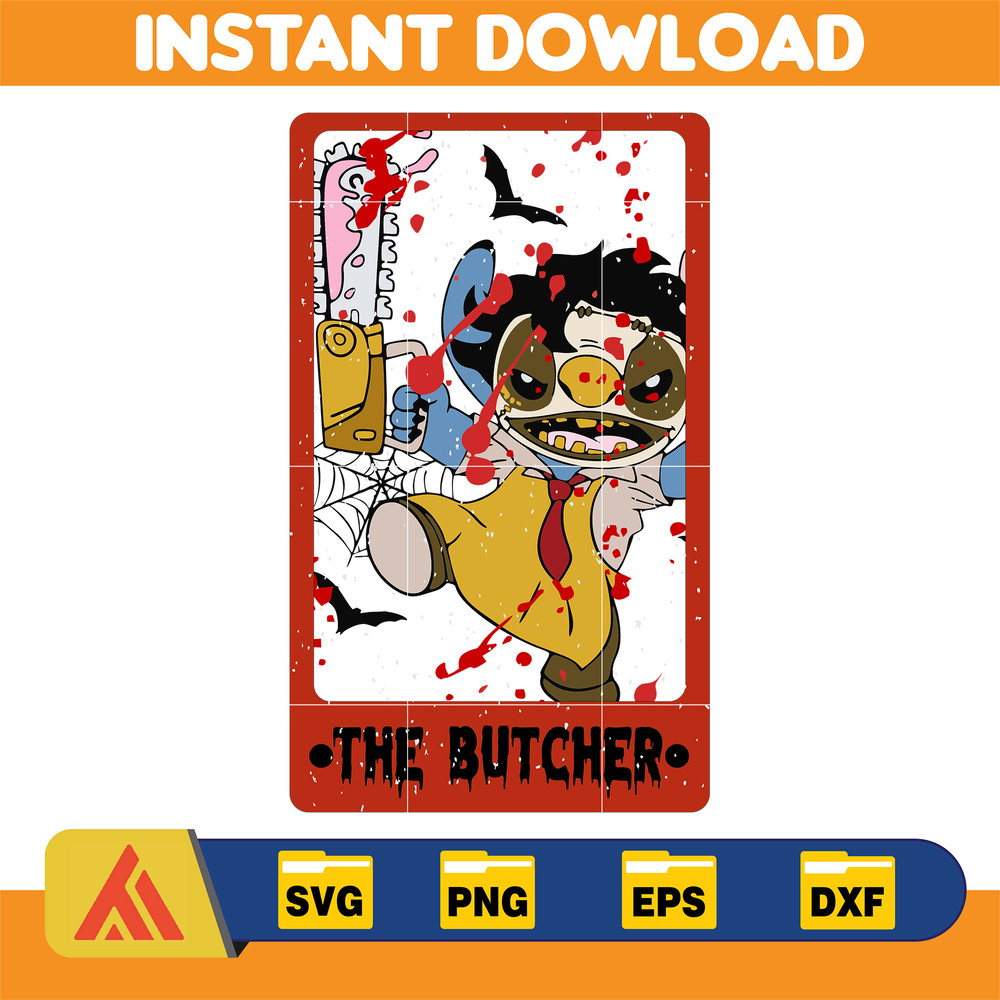 Happy Halloween Svg, Trick Or Treat, Spooky Season, Halloween Svg, Halloween Custume, Horror Movie Svg, Horror Character Tarot Card (12).jpg