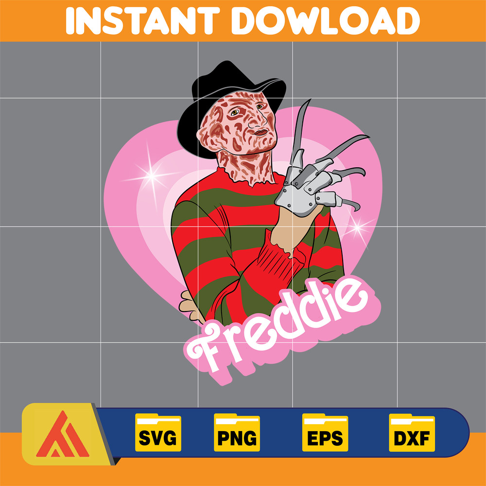 Horror Dolls PNG Set, Horror Characters PNG, Y2k Horror, Horror Characters, Pink doll PNG, Horror Characters Sublimation (12).jpg