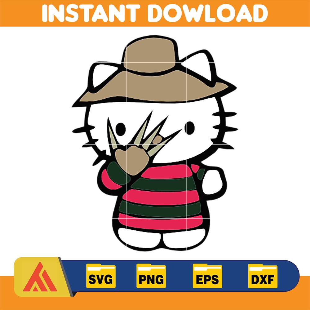 Hello Cats Halloween Svg, Halloween Kitty Svg, Kitty Svg, Instant Download (3).jpg