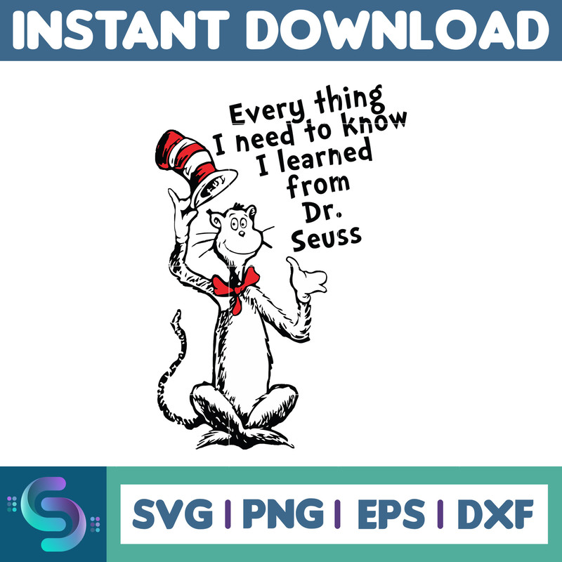 Dr Seuss Svg, Cat In The Hat SVG, Dr Seuss Hat SVG, Green Eggs And Ham Svg, Dr Seuss for Teachers Svg (341).jpg