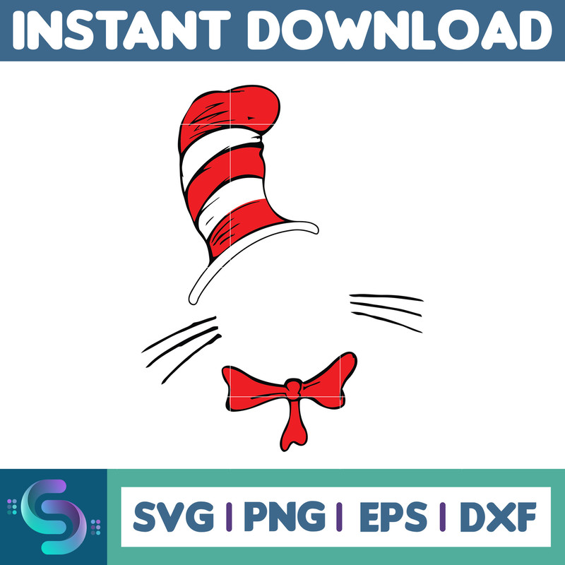 Dr Seuss Svg, Cat In The Hat SVG, Dr Seuss Hat SVG, Green Eggs And Ham Svg, Dr Seuss for Teachers Svg (358).jpg