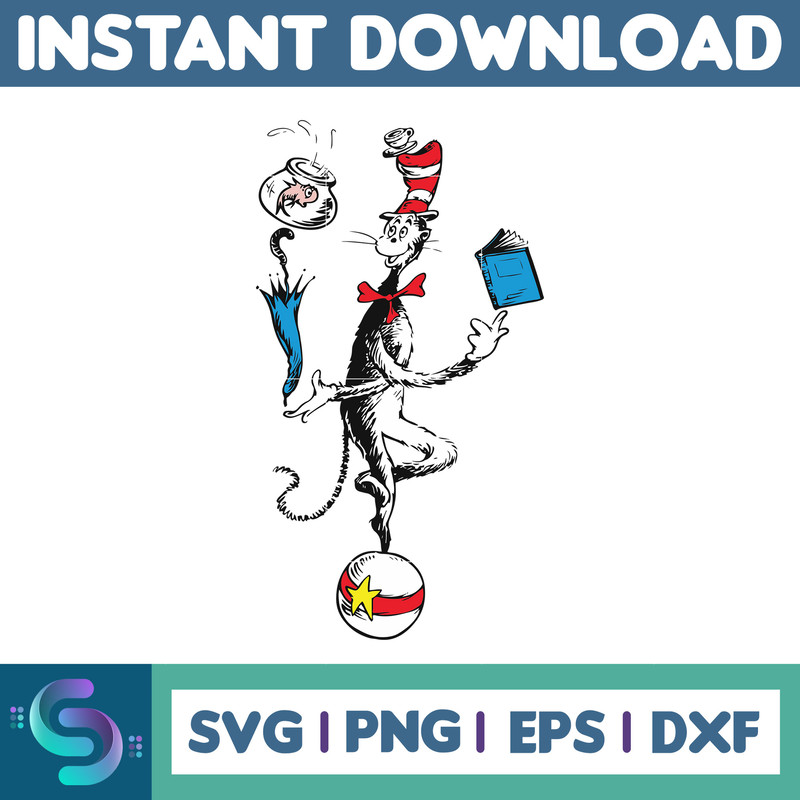 Dr Seuss Svg, Cat In The Hat SVG, Dr Seuss Hat SVG, Green Eggs And Ham Svg, Dr Seuss for Teachers Svg (382).jpg