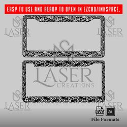 sm laser creations frem scroll design