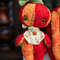 Pumpkin gift for Halloween Handmade Artist Collectible Teddy Bear OOAK gift present toy (1).jpg