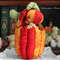 Pumpkin gift for Halloween Handmade Artist Collectible Teddy Bear OOAK gift present toy (8).jpg