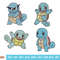 4 Squirtle embroidery designs - pokemon embroidery - machine embroidery design files - 10 formats, 5 sizes.jpg