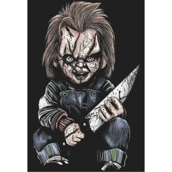 chucky horror doll with knife png plastic kids toy doll & knife halloween murder toy png chucky funny adult tshirt file