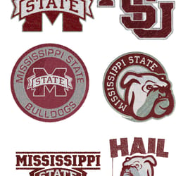 Ms State Designs Mississippi State Embroidery | Inspire Uplift