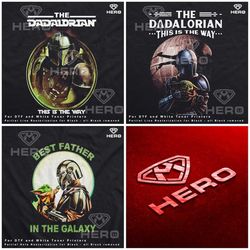 bundle dadalorian fathers day x3 png download dark garments the dadalorian best dad in the galaxy dadaloroan this is the