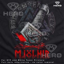 viking hammer of thor png viking god mjlnir hammer thor god of thunder hammer png viking weapon print ready digital down