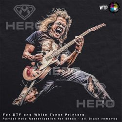 eddie van halen inspired van halen shirt vintage band shirt classic rock rock and roll van halen gift  dtf digital downl