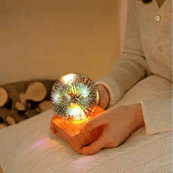 3D Fireworks Decorative Lamp Bedroom Bedside