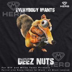 deez nuts squirrel dtf design png deez nuts adult funny tshirt file squirrel humorous gift t shirt file for dark garment
