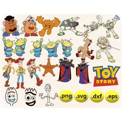 Toy Story svg bundle, Toy Story svg png, Toy Story clipart, Woody svg, Toy Story cut file, Toy Story Characters, svg, pn