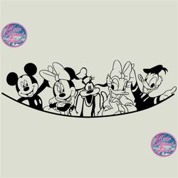 Disneyy Friendss SVG, Mickeyy And Friendss SVG, Minniee And Friendss SVG, Mouse And Friendss Svg, Instant Download, Viny
