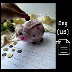 PDF Crochet Piggy Bank Pattern