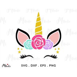 unicorn svg, unicorn face svg, unicorn birthday svg, unicorn png, cut unicorn svg, cute unicorn face svg, unicorn cut fi