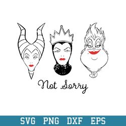 Bad Witch Not Sorry Svg, Bad Girl Svg, Halloween Svg, Png Dxf Eps Digital File