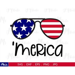 merica svg, 4th of july svg, fourth of july svg, patriotic svg, independence day svg, files for cricut and silhouette