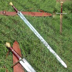 Monogram Sword, Chronicles Of Narnia Prince Sword, Custom Sword, Engraved Sword, Wall decor Christmas Gift Gift for him