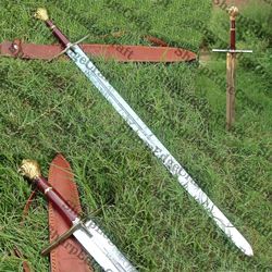 monogram sword, chronicles of narnia prince sword, custom sword, engraved sword, wall decor christmas gift gift for him